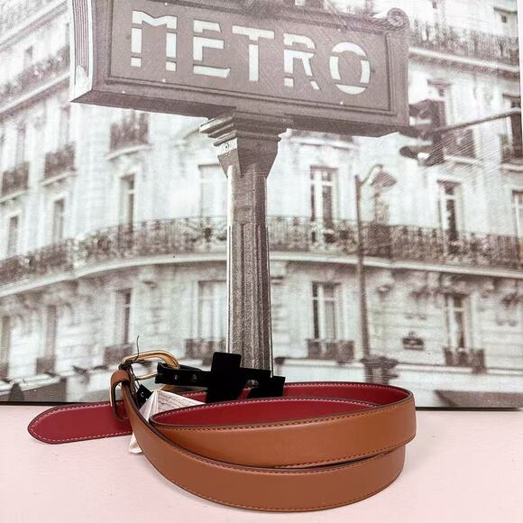 Coach F78180 Brown Classic Belt main image 4